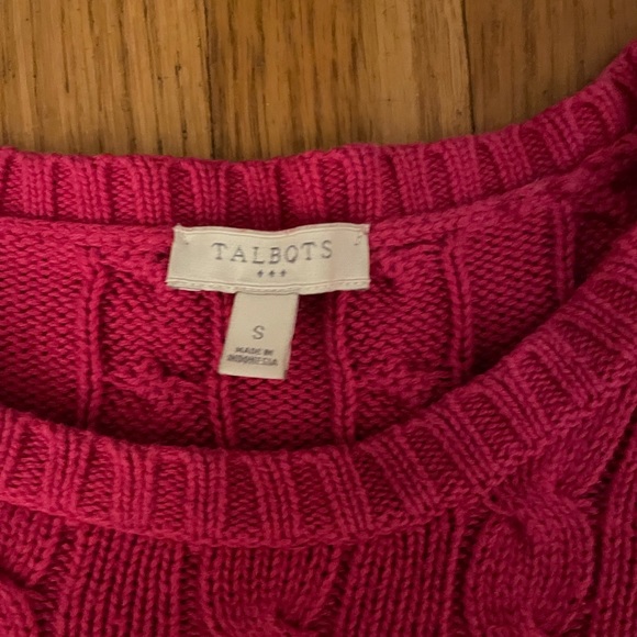 Talbots Cableknit Supersoft Sweater - Picture 4 of 5